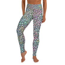 Load image into Gallery viewer, Cotton Candy Leopard Yoga Leggings
