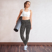 Load image into Gallery viewer, Gray Leopard Yoga Leggings
