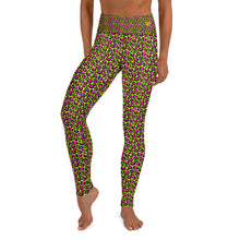 Load image into Gallery viewer, Lime Leopard Yoga Leggings
