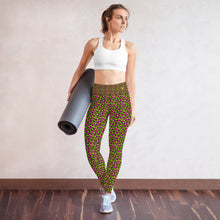 Load image into Gallery viewer, Lime Leopard Yoga Leggings
