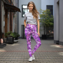 Load image into Gallery viewer, Pink/Purple Tie Dye Yoga Leggings
