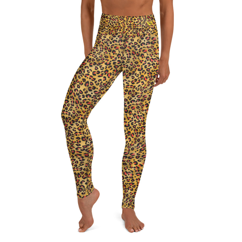 Chardonnay Leopard Yoga Leggings