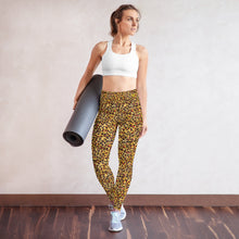 Load image into Gallery viewer, Chardonnay Leopard Yoga Leggings
