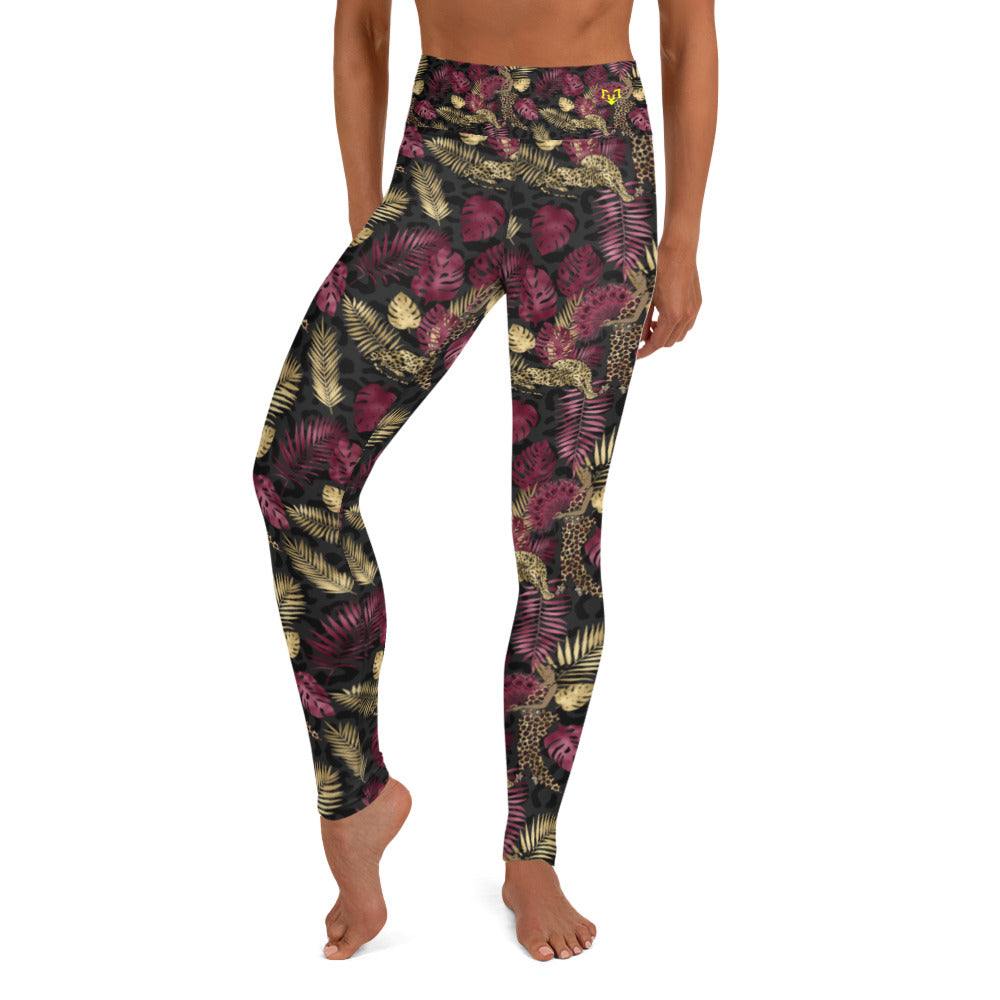 Jungle Leopard Yoga Leggings