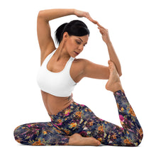 Load image into Gallery viewer, Floral Moon Yoga Leggings
