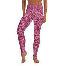 Load image into Gallery viewer, Pink Petal Yoga Leggings
