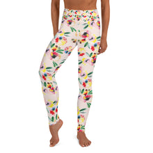 Load image into Gallery viewer, Watercolor Floral Yoga Leggings
