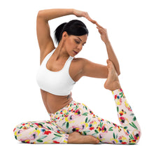 Load image into Gallery viewer, Watercolor Floral Yoga Leggings
