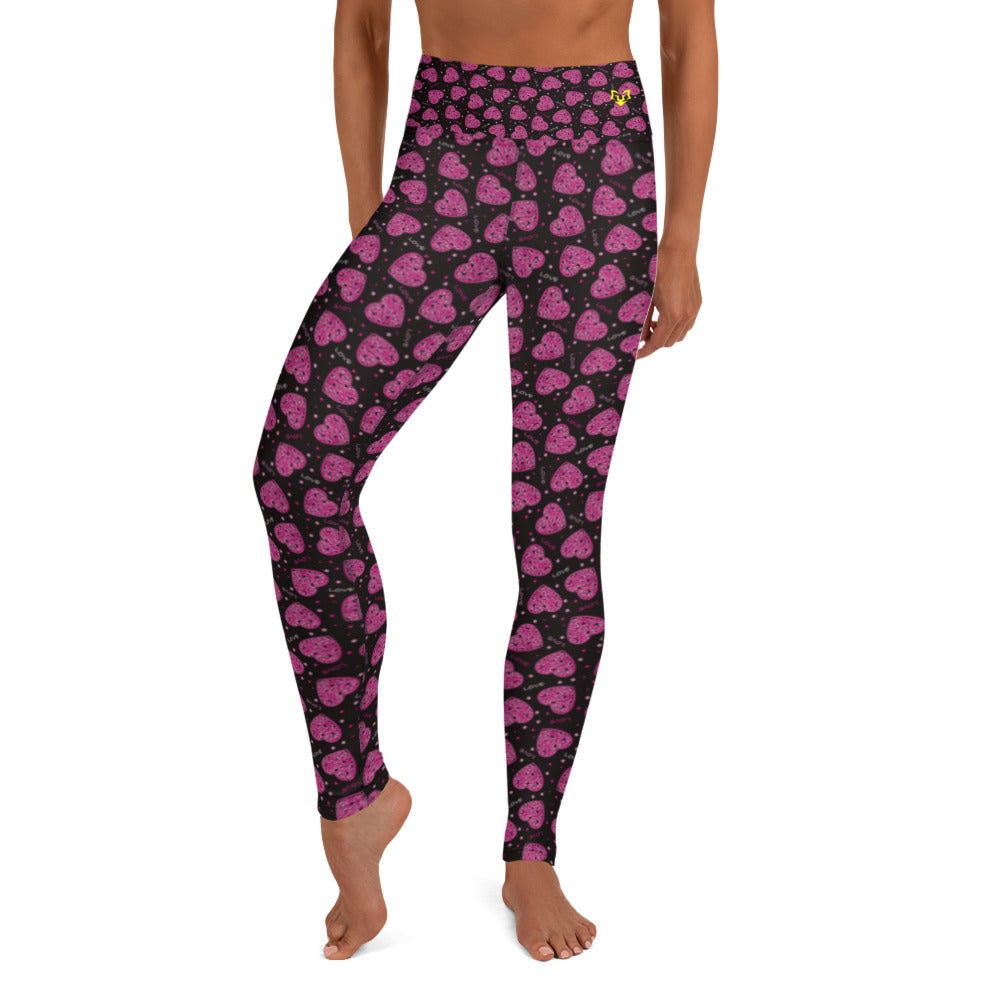 Heart Love Yoga Leggings