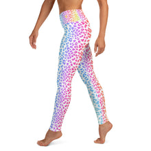 Load image into Gallery viewer, White Neon Leopard Yoga Leggings
