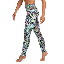 Load image into Gallery viewer, Cotton Candy Leopard Yoga Leggings
