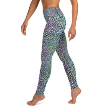 Load image into Gallery viewer, Iridescent Mint Leopard Yoga Leggings
