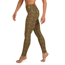 Load image into Gallery viewer, Lime Leopard Yoga Leggings
