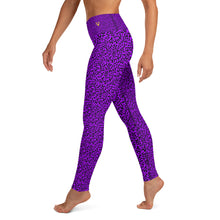 Load image into Gallery viewer, Lavender Leopard Yoga Leggings
