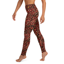 Load image into Gallery viewer, Cabernet Leopard Yoga Leggings
