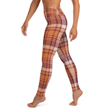 Load image into Gallery viewer, Autumn Plaid Yoga Leggings
