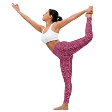 Load image into Gallery viewer, Pink Petal Yoga Leggings
