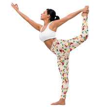 Load image into Gallery viewer, Watercolor Floral Yoga Leggings
