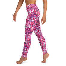 Load image into Gallery viewer, Pink Hearts Yoga Leggings
