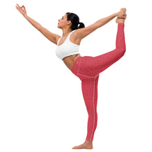 Load image into Gallery viewer, Valentine Heart Yoga Leggings
