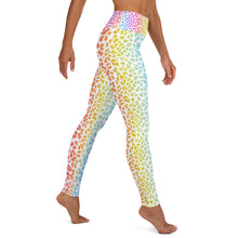 Load image into Gallery viewer, White Neon Leopard Yoga Leggings
