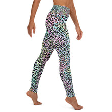 Load image into Gallery viewer, Cotton Candy Leopard Yoga Leggings
