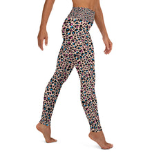 Load image into Gallery viewer, Cream Leopard Yoga Leggings
