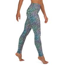 Load image into Gallery viewer, Iridescent Mint Leopard Yoga Leggings
