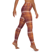 Load image into Gallery viewer, Autumn Plaid Yoga Leggings
