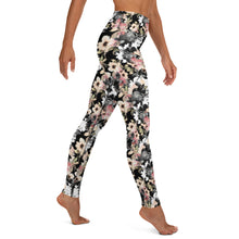 Load image into Gallery viewer, Dark Floral Yoga Leggings
