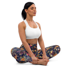 Load image into Gallery viewer, Floral Moon Yoga Leggings
