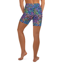 Load image into Gallery viewer, Neon Leopard Yoga Shorts
