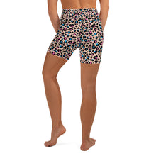 Load image into Gallery viewer, Cream Leopard Yoga Shorts
