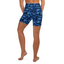 Load image into Gallery viewer, Ocean Camo Yoga Shorts
