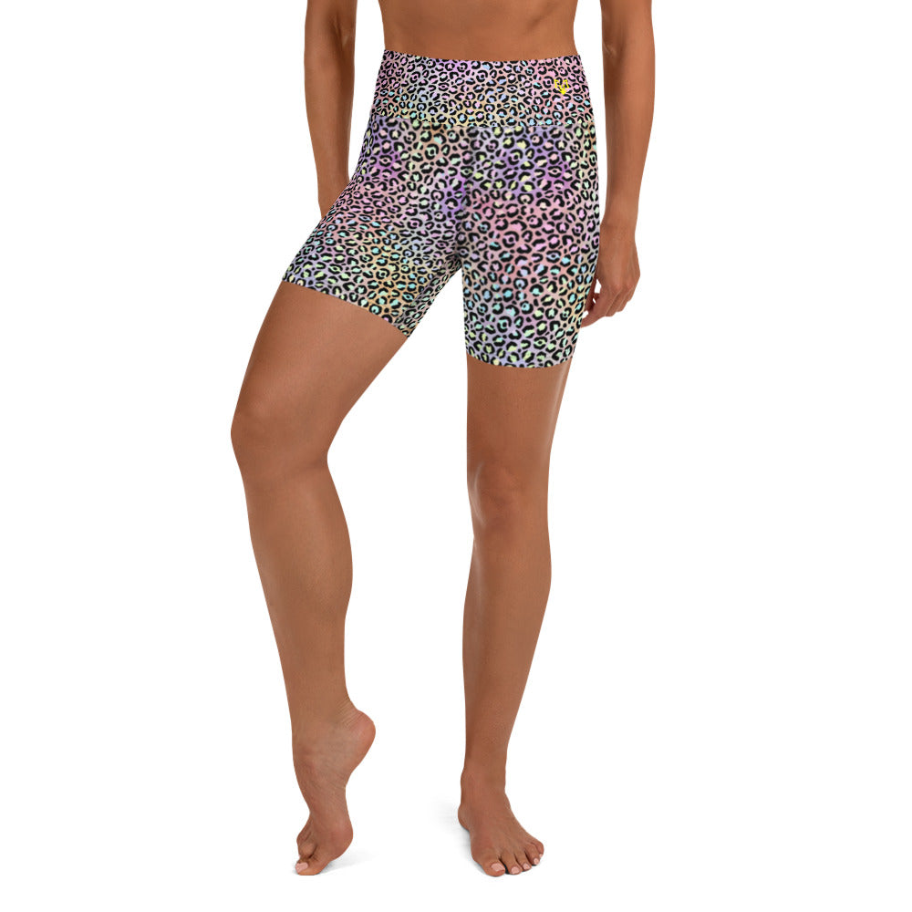 Iridescent Yoga Shorts