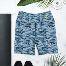 Load image into Gallery viewer, Arctic Camo Yoga Shorts
