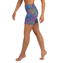 Load image into Gallery viewer, Neon Leopard Yoga Shorts
