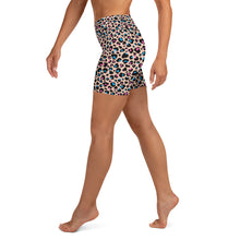 Load image into Gallery viewer, Cream Leopard Yoga Shorts
