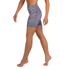 Load image into Gallery viewer, Cotton Candy Leopard Yoga Shorts
