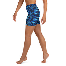 Load image into Gallery viewer, Ocean Camo Yoga Shorts
