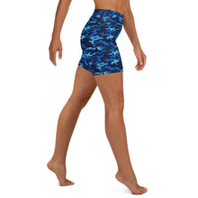 Load image into Gallery viewer, Ocean Camo Yoga Shorts
