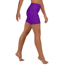 Load image into Gallery viewer, Lavender Leopard Yoga Shorts
